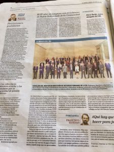 foto del dia periodico el mundo claustro master rrhh mrh recursos humanos ua